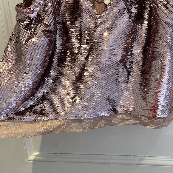 Sparkly pink free people intimates top - Picture 3 of 3